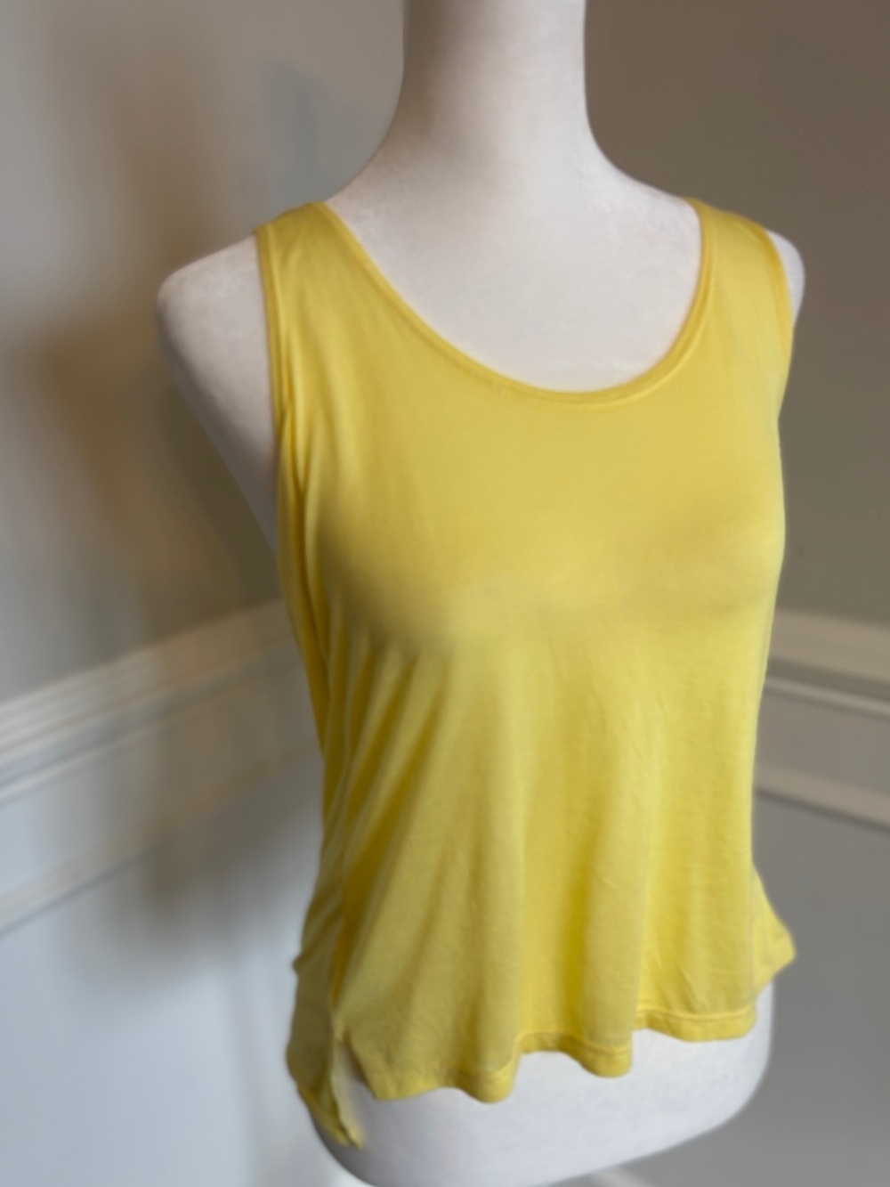 Threads 4 Thought Bright Yellow Scoop Neck Tank